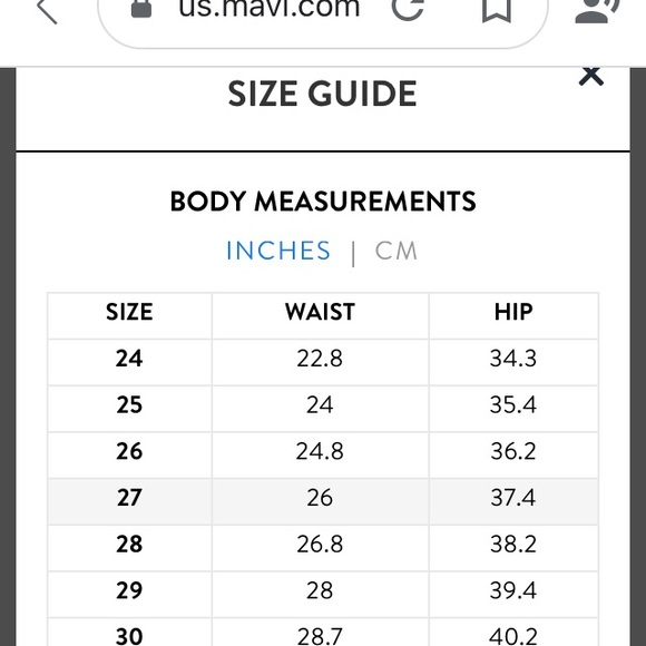 Mavi Star Iconic High rise Mom Jean Blue Size 26 L 29 - Picture 14 of 14